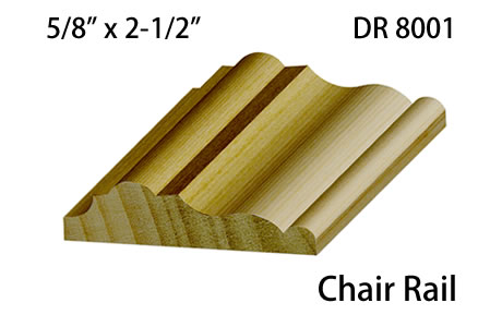 DR 8001 Chair Rail